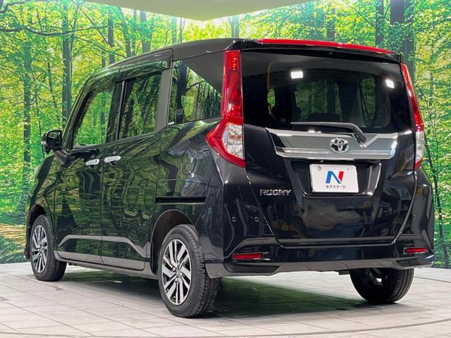 ルーミー カスタムＧ　両側電動ドア　純正ＳＤナビ　バックカメラ　衝突被害軽減システム　禁煙車　ドラレコ　コーナーセンサー　スマートキー　ＬＥＤヘッド　ビルトインＥＴＣ　クルコン　オートハイビーム　オートライト（45枚目）