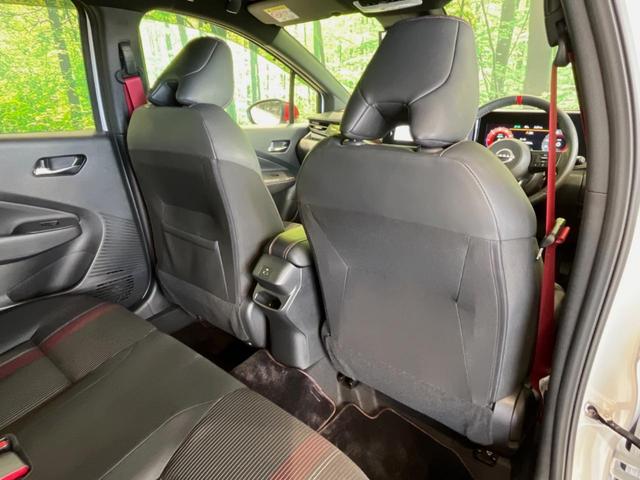 オーラ ニスモ メーカー9型ナビ 全周囲カメラ 衝突被害軽減装置 レーダークルーズ 禁煙車 ハーフレザーシート コーナーセンサー スマートキー LEDヘッド ETC2.0 オートハイビーム 車線逸脱警報(41枚目)