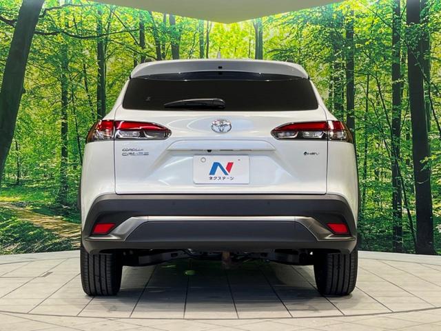 カローラクロス ハイブリッド Z パノラマルーフ 4WD 10.5型ナビ 全周囲カメラ 衝突軽減装置 レーダークルーズ 禁煙車 電動リアゲート ハーフレザーシート パワーシート コーナーセンサー スマートキー LEDヘッド ETC(15枚目)