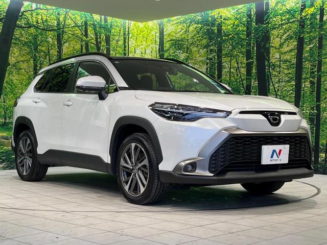 カローラクロス ハイブリッド Z パノラマルーフ 4WD 10.5型ナビ 全周囲カメラ 衝突軽減装置 レーダークルーズ 禁煙車 電動リアゲート ハーフレザーシート パワーシート コーナーセンサー スマートキー LEDヘッド ETC(16枚目)