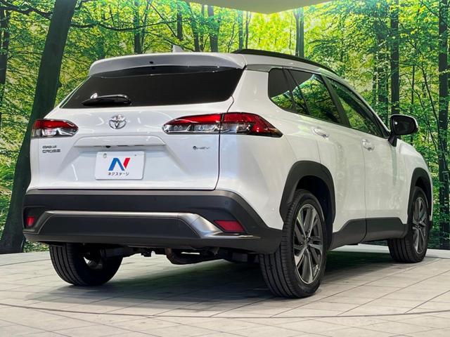 カローラクロス ハイブリッド Z パノラマルーフ 4WD 10.5型ナビ 全周囲カメラ 衝突軽減装置 レーダークルーズ 禁煙車 電動リアゲート ハーフレザーシート パワーシート コーナーセンサー スマートキー LEDヘッド ETC(17枚目)