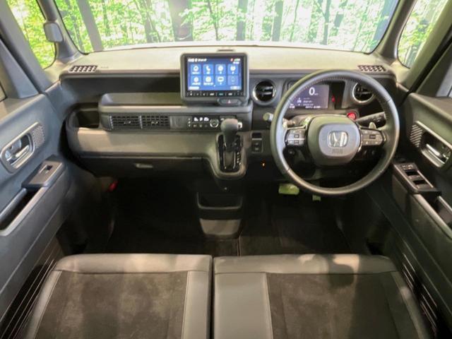 Ｎ－ＢＯＸカスタム ターボ　両側電動ドア　バックカメラ　純正ナビ　衝突被害軽減システム　レーダークルーズ　禁煙車　ハーフレザーシート　ドラレコ　コーナーセンサー　スマートキー　ＬＥＤヘッド　ビルトインＥＴＣ　オートハイビーム（2枚目）