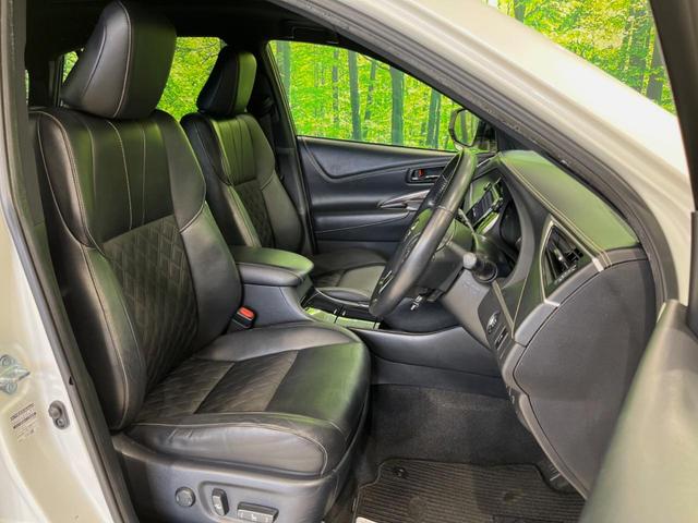 ハリアー エレガンス　メーカーナビ　サンルーフ　バックカメラ　レーダークルーズ　禁煙車　ハーフレザーシート　パワーシート　コーナーセンサー　スマートキー　ＬＥＤヘッド　ビルトインＥＴＣ　純正１７インチアルミ（8枚目）