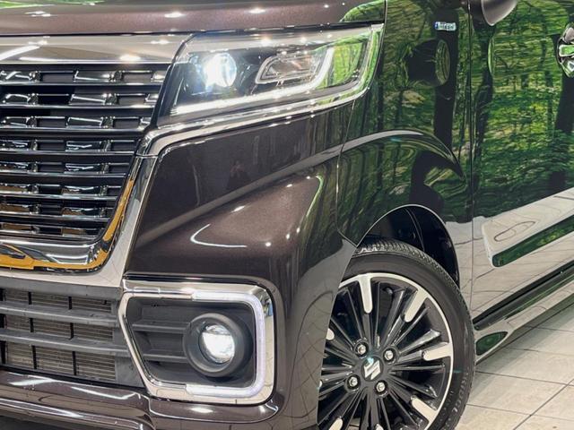 スペーシアカスタム ハイブリッドＸＳ　両側電動ドア　ＳＤナビ　バックカメラ　セーフティサポート　禁煙車　ハーフレザーシート　シートヒーター　スマートキー　ＬＥＤヘッド　ＥＴＣ　純正１５インチアルミ　オートハイビーム　オートライト（13枚目）