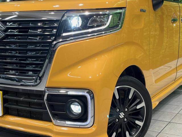 スペーシアカスタム ハイブリッドＸＳターボ　両側電動ドア　セーフティサポート　ディスプレイオーディオ　禁煙車　ハーフレザーシート　シートヒーター　スマートキー　ＬＥＤヘッド　ビルトインＥＴＣ　クルコン　オートハイビーム　オートライト（13枚目）