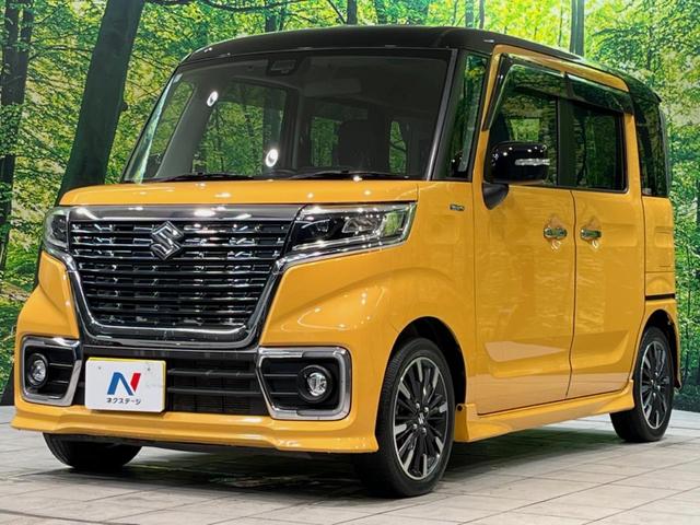 スペーシアカスタム ハイブリッドＸＳターボ　両側電動ドア　セーフティサポート　ディスプレイオーディオ　禁煙車　ハーフレザーシート　シートヒーター　スマートキー　ＬＥＤヘッド　ビルトインＥＴＣ　クルコン　オートハイビーム　オートライト（48枚目）