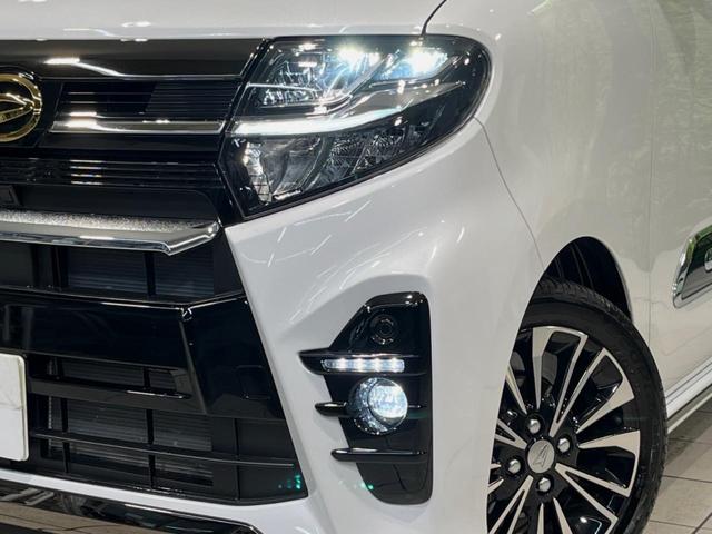 タント カスタムＲＳ　純正９型ナビ　ターボ　両側電動ドア　衝突被害軽減システム　禁煙車　ハーフレザーシート　ドラレコ　コーナーセンサー　スマートキー　ＬＥＤヘッド　ビルトインＥＴＣ　オートハイビーム（12枚目）