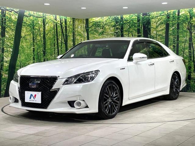 クラウンハイブリッド アスリートＳ　ブラックスタイル　純正ＨＤＤナビ　バックカメラ　Ｂｌｕｅｔｏｏｔｈ　レーダークルーズ　ドラレコ　パワーシート　前席シートヒーター　ＨＩＤヘッドライト　オートライト　コーナーセンサー　純正１８インチアルミ（27枚目）