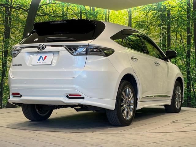 ハリアー プレミアム アドバンスドパッケージ サンルーフ フルエアロ 純正9型ナビ 全周囲カメラ JBLサウンド 衝突被害軽減システム レーダークルーズ 禁煙車 電動リアゲート ハーフレザーシート パワーシート コーナーセンサー スマートキー(18枚目)
