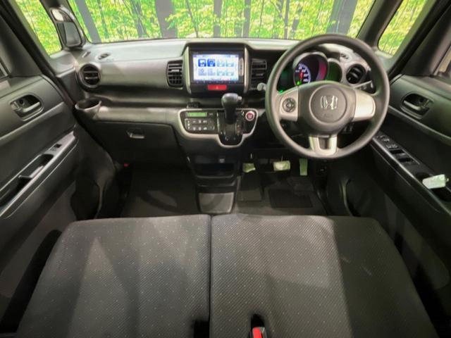 Ｎ－ＢＯＸ Ｇ　ＳＳパッケージ　両側電動ドア　純正ＳＤナビ　バックカメラ　衝突被害軽減システム　禁煙車　スマートキー　ＥＴＣ　純正１４インチアルミ　オートエアコン　Ｂｌｕｅｔｏｏｔｈ　ＣＤ　ＤＶＤ再生　フルセグ（2枚目）