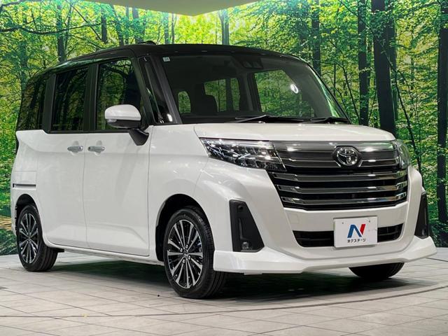 ルーミー カスタムＧ－Ｔ　９型ディスプレイオーディオ　ターボ　登録済未使用車　両側電動ドア　全周囲カメラ　衝突被害軽減システム　コーナーセンサー　スマートキー　ＬＥＤヘッド　純正１５インチアルミ　オートハイビーム（16枚目）