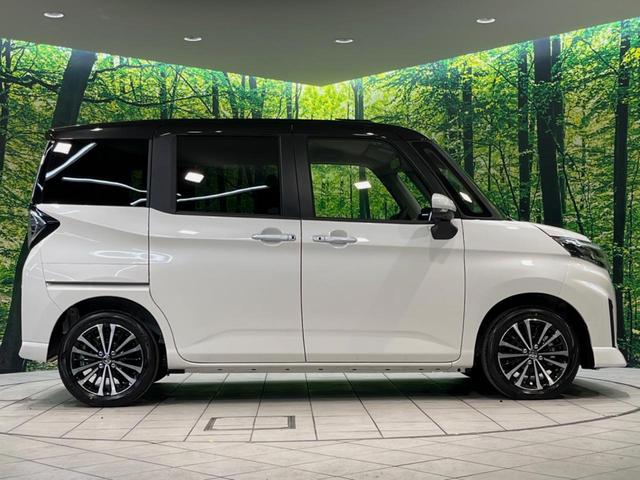 ルーミー カスタムＧ－Ｔ　９型ディスプレイオーディオ　ターボ　登録済未使用車　両側電動ドア　全周囲カメラ　衝突被害軽減システム　コーナーセンサー　スマートキー　ＬＥＤヘッド　純正１５インチアルミ　オートハイビーム（42枚目）