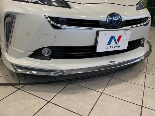 プリウス Sツーリングセレクション モデリスタエアロ 純正9型SDナビ バックカメラ 衝突被害軽減システム レーダークルーズ 禁煙車 コーナーセンサー シートヒーター スマートキー LEDヘッド ETC2.0 純正17インチアルミ(3枚目)