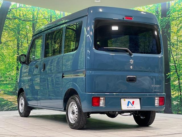 エブリイ PAリミテッド 届出済未使用車 衝突被害軽減システム 車線逸脱警報 オートハイビーム オートライト アイドリングストップ リモコンキー 盗難防止装置(43枚目)