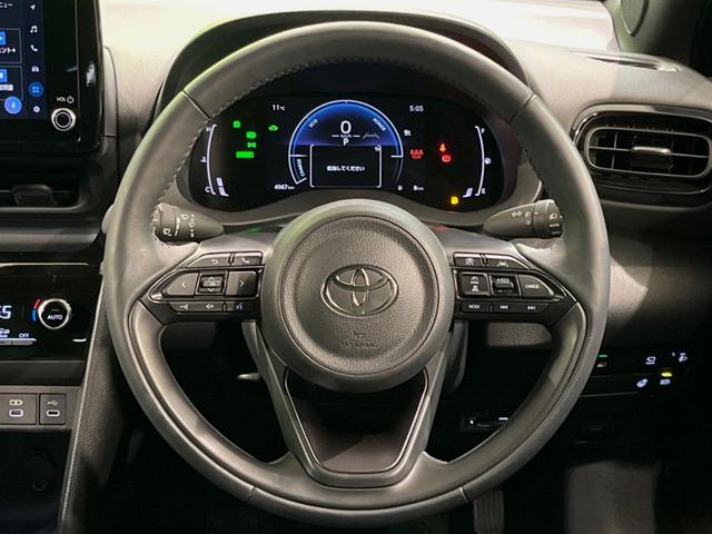 ヤリスクロス ハイブリッドZ モデリスタエアロ 純正ナビ機能付ディスプレイオーディオ 全周囲カメラ 衝突被害軽減システム レーダークルーズ 禁煙車 ハーフレザーシート パワーシート コーナーセンサー LEDヘッド ETC ドラレコ(11枚目)