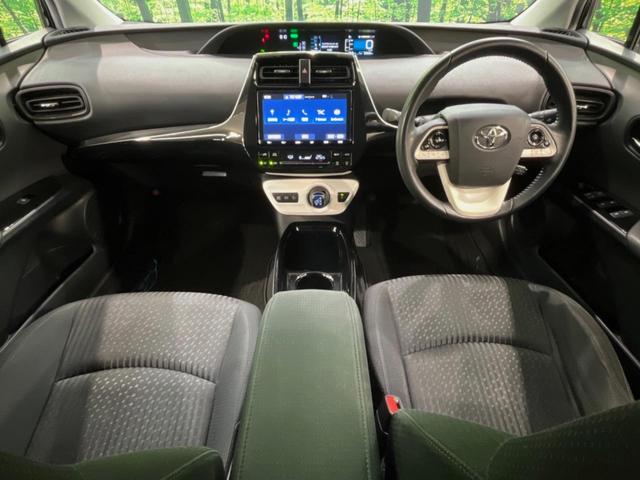 プリウス Sセーフティプラス 純正9型SDナビ バックカメラ セーフティセンス レーダークルーズ 禁煙車 コーナーセンサー スマートキー LEDヘッド ビルトインETC 純正15インチアルミ オートハイビーム パークアシスト(2枚目)