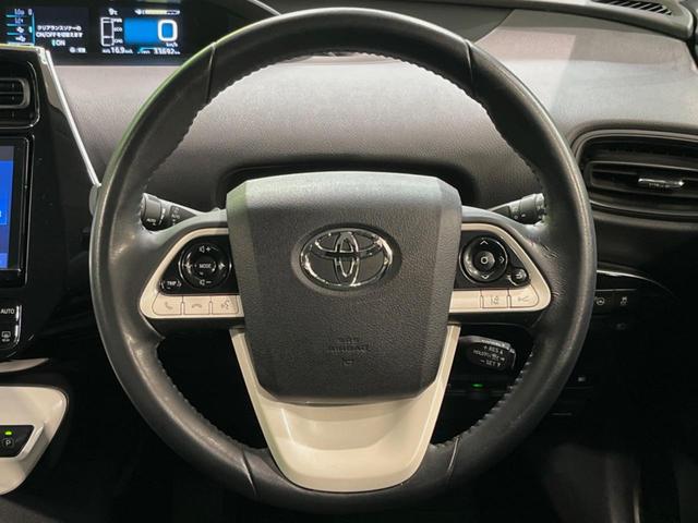 プリウス Sセーフティプラス 純正9型SDナビ バックカメラ セーフティセンス レーダークルーズ 禁煙車 コーナーセンサー スマートキー LEDヘッド ビルトインETC 純正15インチアルミ オートハイビーム パークアシスト(11枚目)