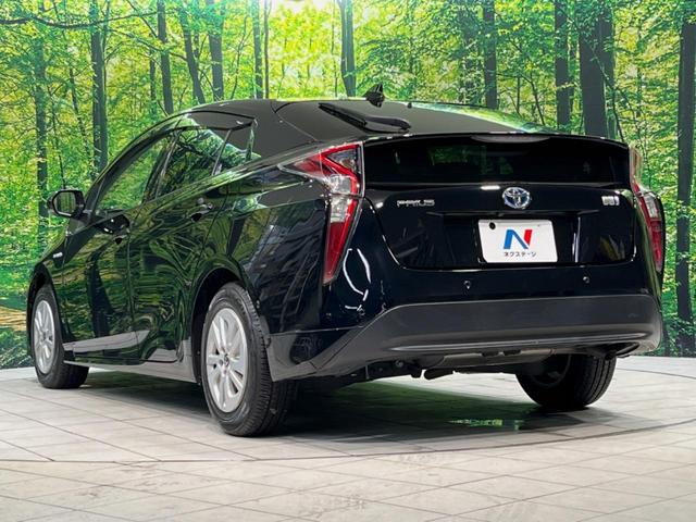 プリウス Sセーフティプラス 純正9型SDナビ バックカメラ セーフティセンス レーダークルーズ 禁煙車 コーナーセンサー スマートキー LEDヘッド ビルトインETC 純正15インチアルミ オートハイビーム パークアシスト(45枚目)