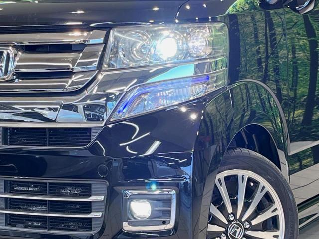 N-BOXカスタム G・ターボLパッケージ 純正ナビ バックカメラ 両側電動ドア 衝突被害軽減システム ハーフレザーシート スマートキー HIDヘッド ETC クルコン 純正15インチアルミ オートライト オートエアコン アイドリングストップ(12枚目)