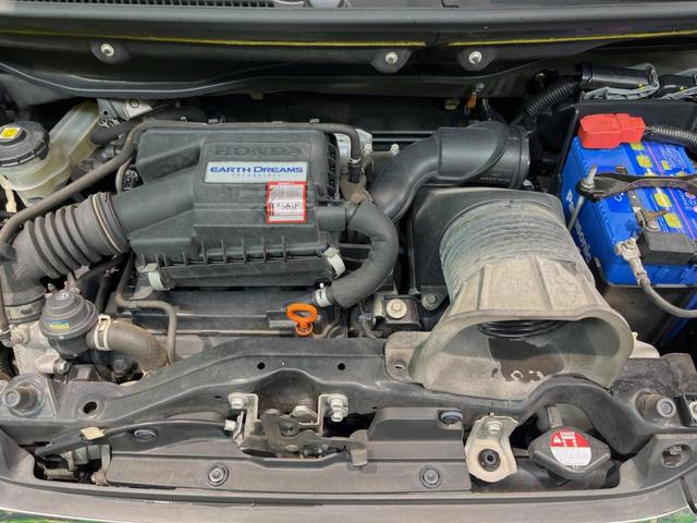 N-BOXカスタム G・ターボLパッケージ 純正ナビ バックカメラ 両側電動ドア 衝突被害軽減システム ハーフレザーシート スマートキー HIDヘッド ETC クルコン 純正15インチアルミ オートライト オートエアコン アイドリングストップ(20枚目)