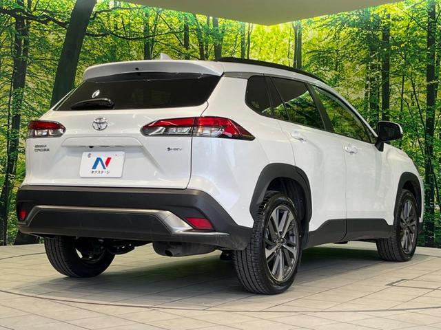 カローラクロス ハイブリッド　Ｚ　パノラマルーフ　１０．５型ナビ付ディスプレイオーディオ　全周囲カメラ　衝突被害軽減システム　レーダークルーズ　禁煙車　電動リアゲート　ハーフレザーシート　パワーシート　スマートキー　ＥＴＣ２．０（17枚目）