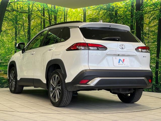 カローラクロス ハイブリッド　Ｚ　パノラマルーフ　１０．５型ナビ付ディスプレイオーディオ　全周囲カメラ　衝突被害軽減システム　レーダークルーズ　禁煙車　電動リアゲート　ハーフレザーシート　パワーシート　スマートキー　ＥＴＣ２．０（52枚目）