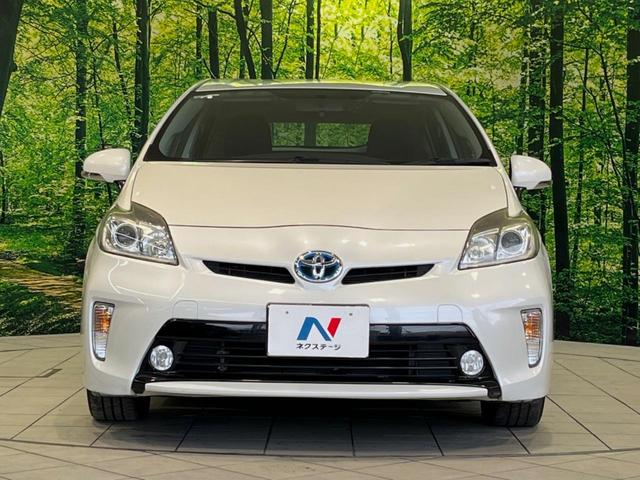 プリウス S 純正8型ナビ バックカメラ 禁煙車 スマートキー HIDヘッド ビルトインETC 純正15インチアルミ オートライト オートエアコン Bluetooth CD/DVD再生 フルセグ ドラレコ(14枚目)