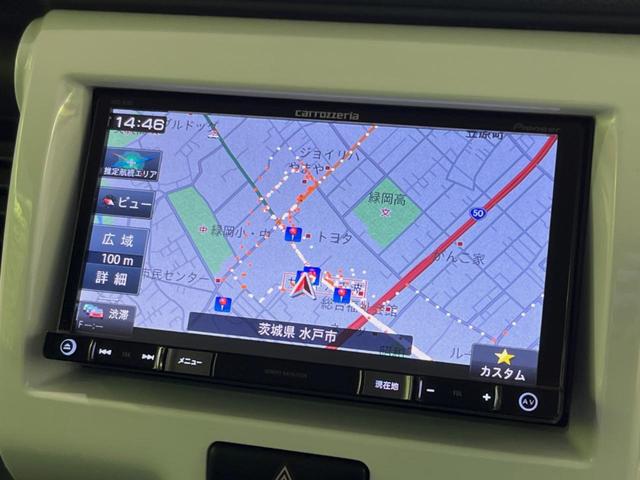 ハスラー Ａ　メモリーナビ　禁煙車　ＣＤ／ＤＶＤ再生　地デジ　リモコンキー　ドラレコ　ドアバイザー　プライバシーガラス　衝突安全ボディ（24枚目）