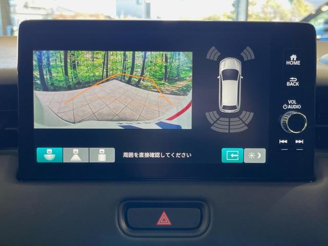 ヴェゼル ｅ：ＨＥＶ　Ｘ　純正９型ナビ　バックカメラ　衝突被害軽減システム　レーダークルーズ　コーナーセンサー　スマートキー　ＬＥＤヘッド　ＥＴＣ２．０　オートハイビーム　車線逸脱警報　オートライト　オートエアコン（4枚目）