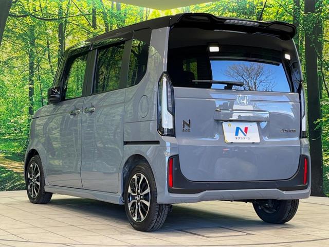 N-BOXカスタム コーディネートスタイル 純正9型ナビ バックカメラ 両側電動ドア 衝突被害軽減システム レーダークルーズ シートヒーター 禁煙車 コーナーセンサー スマートキー LEDヘッド ビルトインETC 純正14インチアルミ ドラレコ(45枚目)