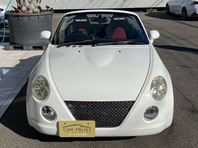 コペン 2ndアニバーサリーエディション RECAROシート MOMOステアリング BLIZUターボタイマー 社外アルミ ナビ ETC ドラレコ 電動ルーフ(12枚目)