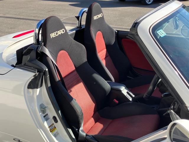 コペン 2ndアニバーサリーエディション RECAROシート MOMOステアリング BLIZUターボタイマー 社外アルミ ナビ ETC ドラレコ 電動ルーフ(21枚目)