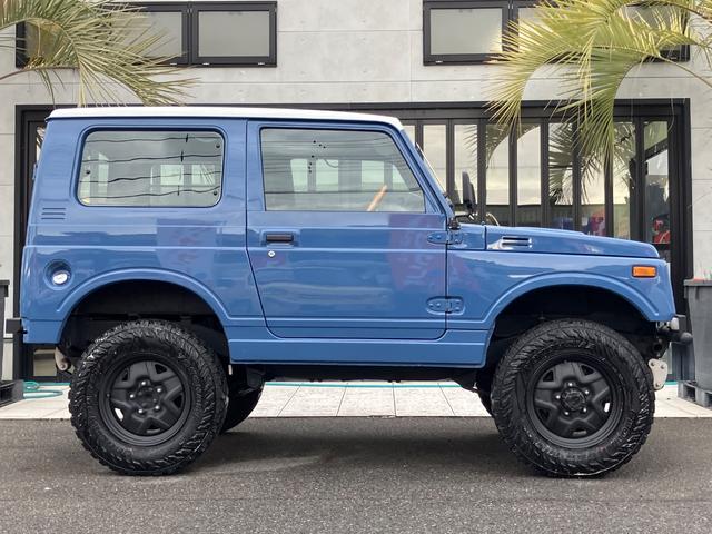 ジムニー ランドベンチャー　全塗装　ＪＡ１１最終５型　リフトアップ　社外足廻り／ウッドステアリング／バンパー（6枚目）