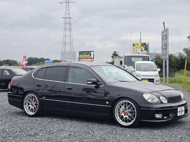 アリスト V300ベルテックスエディション /TOM’Sマフラー/TOM’SECU/TOM’Sバンパー/車高調/BBS19インチアルミホイール/F・Rタワーバー/260kmメーター/Fブレーキ80スープラ流用/運転席RECAROシート(2枚目)
