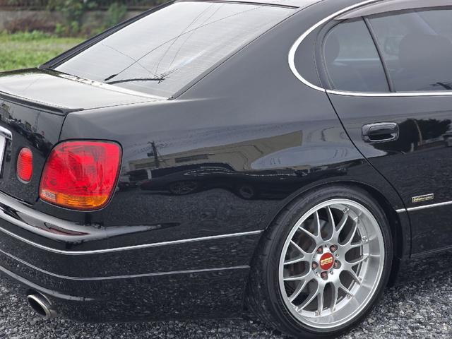 アリスト V300ベルテックスエディション /TOM’Sマフラー/TOM’SECU/TOM’Sバンパー/車高調/BBS19インチアルミホイール/F・Rタワーバー/260kmメーター/Fブレーキ80スープラ流用/運転席RECAROシート(45枚目)