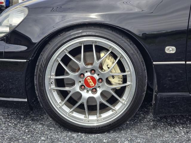 アリスト V300ベルテックスエディション /TOM’Sマフラー/TOM’SECU/TOM’Sバンパー/車高調/BBS19インチアルミホイール/F・Rタワーバー/260kmメーター/Fブレーキ80スープラ流用/運転席RECAROシート(65枚目)