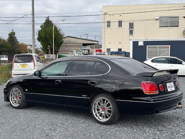 アリスト V300ベルテックスエディション /本革シート/車高調/柿本改マフラー/社外アルミホイール/追加メーター(4枚目)