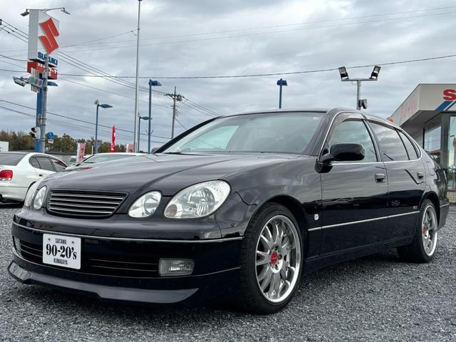 アリスト V300ベルテックスエディション /本革シート/車高調/柿本改マフラー/社外アルミホイール/追加メーター(26枚目)