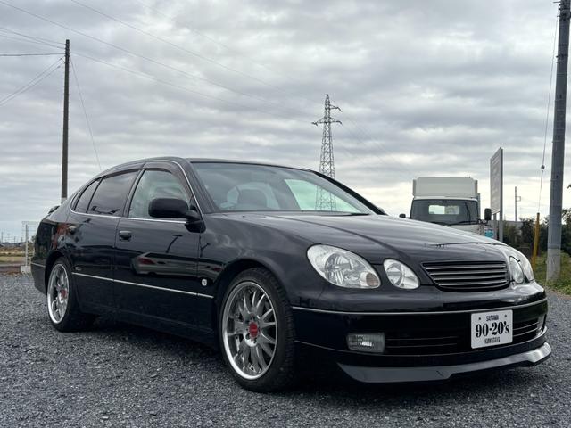 アリスト V300ベルテックスエディション /本革シート/車高調/柿本改マフラー/社外アルミホイール/追加メーター(27枚目)