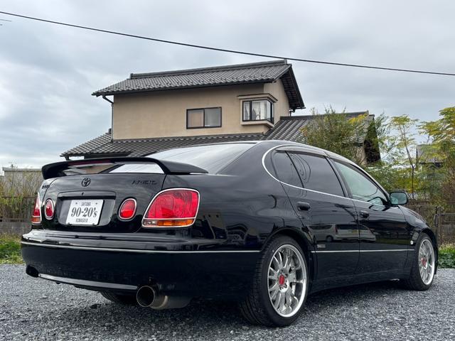 アリスト V300ベルテックスエディション /本革シート/車高調/柿本改マフラー/社外アルミホイール/追加メーター(28枚目)