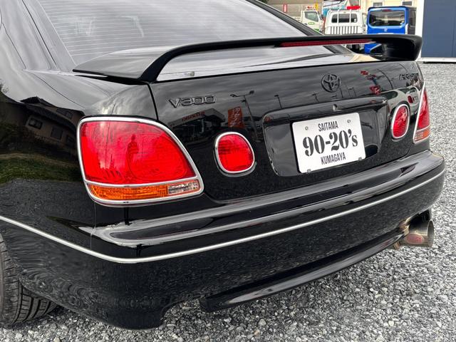 アリスト V300ベルテックスエディション /本革シート/車高調/柿本改マフラー/社外アルミホイール/追加メーター(39枚目)