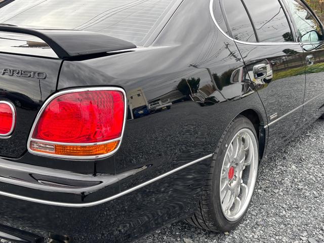 アリスト V300ベルテックスエディション /本革シート/車高調/柿本改マフラー/社外アルミホイール/追加メーター(44枚目)