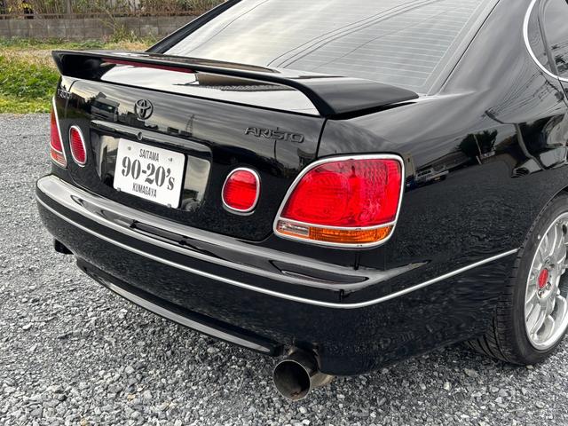 アリスト V300ベルテックスエディション /本革シート/車高調/柿本改マフラー/社外アルミホイール/追加メーター(45枚目)