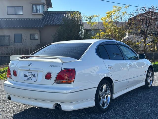 アリスト Ｖ３００ベルテックスエディション　／ノーマル／サンルーフ／黒革シート／社外ナビ（37枚目）