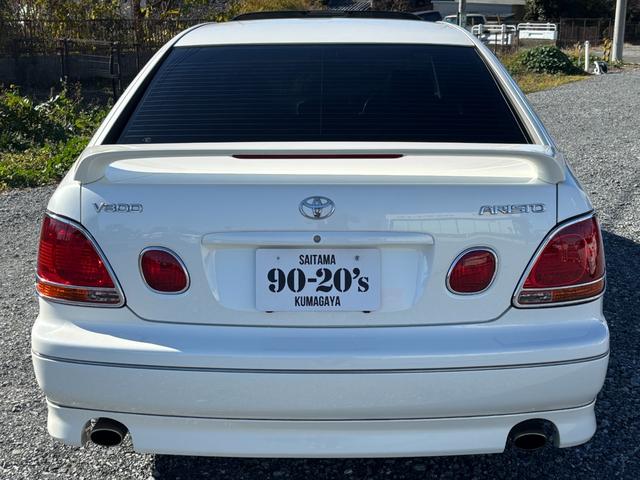 アリスト Ｖ３００ベルテックスエディション　／ノーマル／サンルーフ／黒革シート／社外ナビ（40枚目）