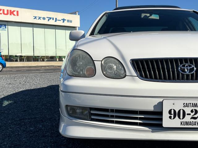 アリスト Ｖ３００ベルテックスエディション　／ノーマル／サンルーフ／黒革シート／社外ナビ（55枚目）