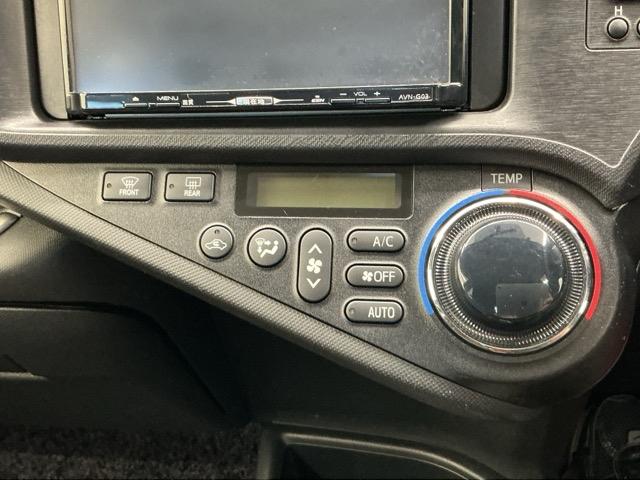 アクア Ｇ　社外メモリーナビ　バックカメラ　ＥＴＣ　バックモニタ　セキュリティー　デュアルエアバック　ナビＴＶ　Ｉ－ＳＴＯＰ　パワーウィンドウ　地デジ　ＥＳＣ　ＡＴエアコン　ＡＢＳ　パワーステアリング（9枚目）