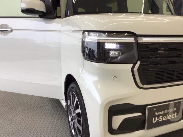 Ｎ－ＢＯＸカスタム ベースグレード　ホンダ認定中古車　デモカー　純正ドラレコ　Ｗ電動ドア　ＵＳＢ接続　ＣＭＢＳ　Ｄレコ　オートエアコン　スマートキ　ＬＥＤ　盗難防止装置　クルコン　ＥＴＣ　バックカメラ　フルセグＴＶ　パワーステアリング（24枚目）