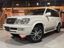 LX470  4WD 中期モデル 左ハンドル 本革シート サンルーフ 純正マルチ バックカメラ 20インチアルミ シートヒーター ETC キセノンライト ガナドールマフラー SOREXヒッチメンバー パワーシート 中古車画像_2
