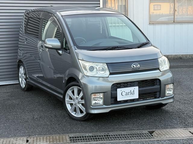 ムーヴ カスタム　ＲＳ　社外ナビ／バックカメラ／ターボ／ＭＯＭＯハンドル／ＴＶ／オートエアコン／電格ミラー／スマートキー／（8枚目）